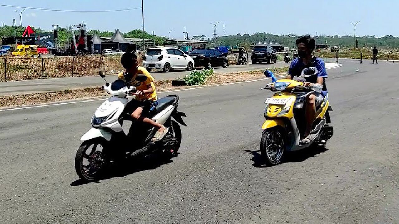 NYETTING MOTOR DRAGBIKE SIRKUIT MIJEN SEMARANG, BLACK DRAG BIKE 2023 SEMARANG