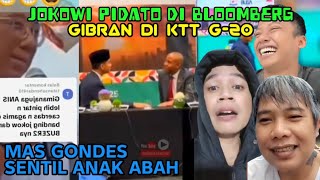 Download Lagu MAS GONDES, MAS KELIK \u0026 CACA KOCAK‼️ JOKOWI DI BLOOMBERG, GIBRAN DI KTT G-20, SEKJEN PBB KEMANA⁉️ MP3