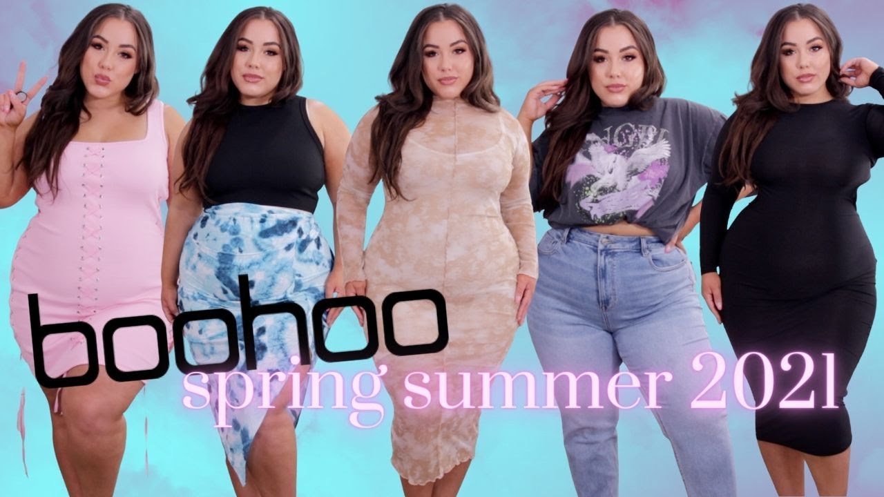 BOOHOO PLUS TRY ON HAUL Spring Summer 2021 @boohoo 