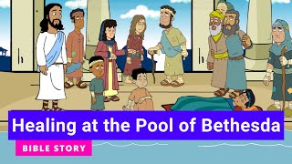 BIBLE stories for kids  Healing at the Pool of Bethesda (Primary Y.A Q4 E10)  #gracelink
