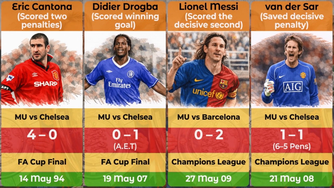 Every Final Sir Alex Ferguson Reached with Manchester United 1986–2013