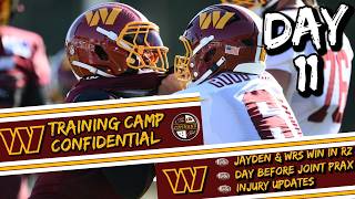 Commanders Training Camp Confidential | DAY 11 | JD5 & WRs WIN BIG in RZ + Young Players Seize Opps