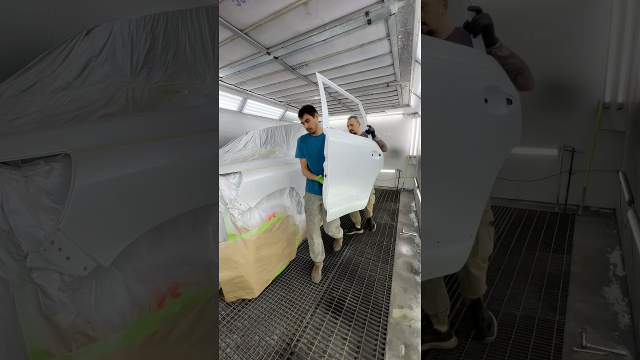 Двухцветная покраска на основе белой трехслойки 