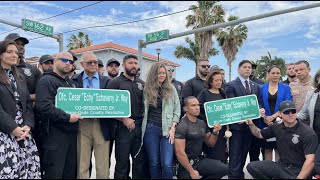 Fallen Miami-Dade Police Officer "Echy" Honored in Emotional Street Naming Ceremony in West Kendall
