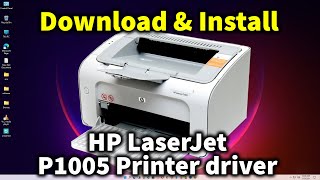 كيفية تنزيل برنامج تشغيل الطابعة HP LaserJet P1005 وتثبيته في نظام التشغيل windows 11 أو windows 10