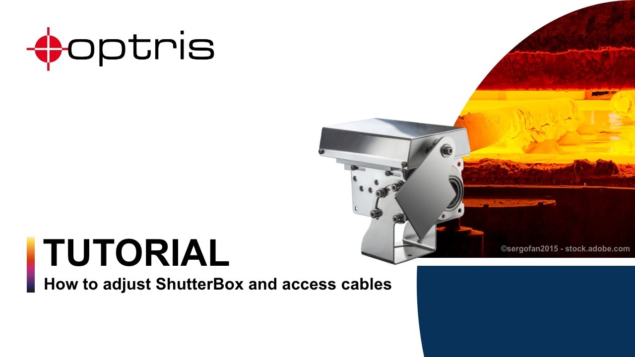 Optris Shutter: How to Adjust and Connect the Cables