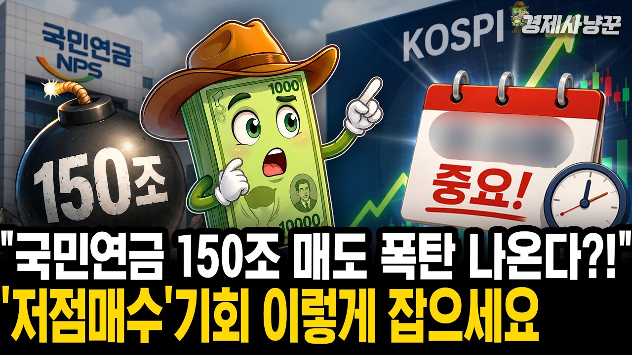 코스피 역대급 상승장 속 '국민연금' 리밸런싱 150조 매도 폭탄이 진짜 '기회'인 이유
