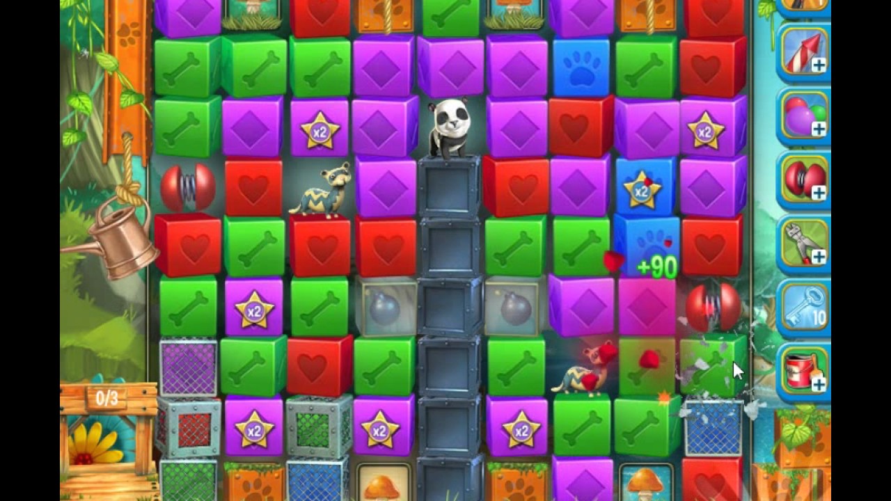 Pet Rescue Saga, Pet Island, 8th May 2017, level 4 😈 ►TOBIAS DEAMON◄