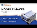 Mk kitchen how to use the noodle maker