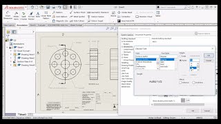 SolidWorks Modeling Drawing & Dimensioning Tutorial 2 | Beginner