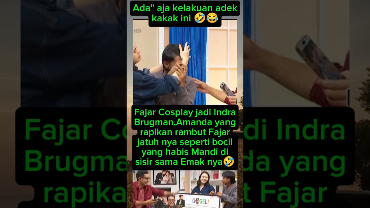 Fajar Cosplay jadi Indra Brugman 😂🤣