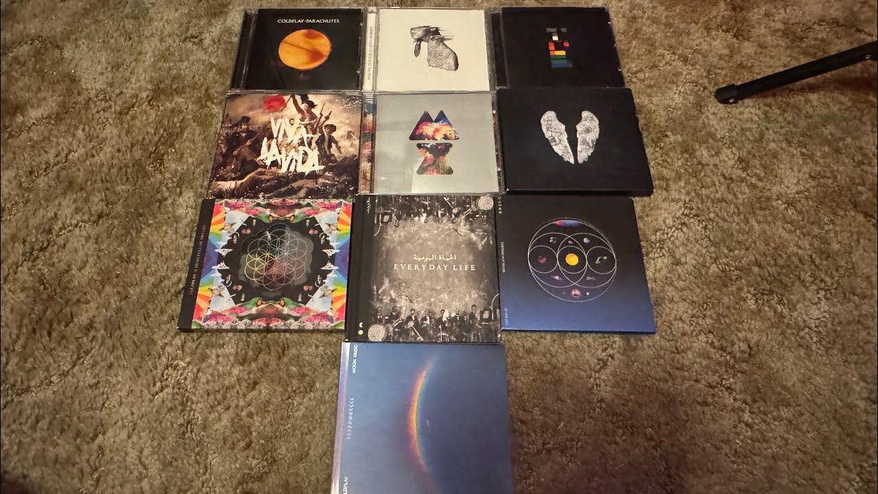 Coldplay CD collection review! - YouTube