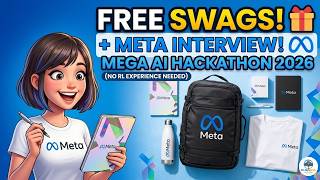 Get FREE Swags + Meta Interview Opportunity | Mega AI Hackathon 2026 (No RL Experience Needed)