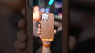 The BEST Leather Case for the iPhone 15 Pro! #iphone #nomad #case