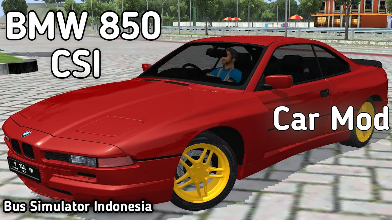 How To Install Bmw 850 Csi Car Mod In Bussid | Bus Simulator Indonesia ...