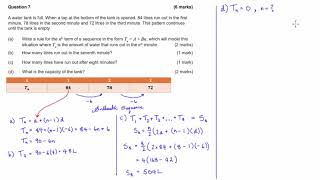 Arithmetic Sequences | Exam Question Application