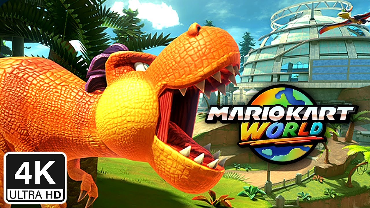 Mario Kart World · Dino Dino Jungle (HDR 4K60FPS)
