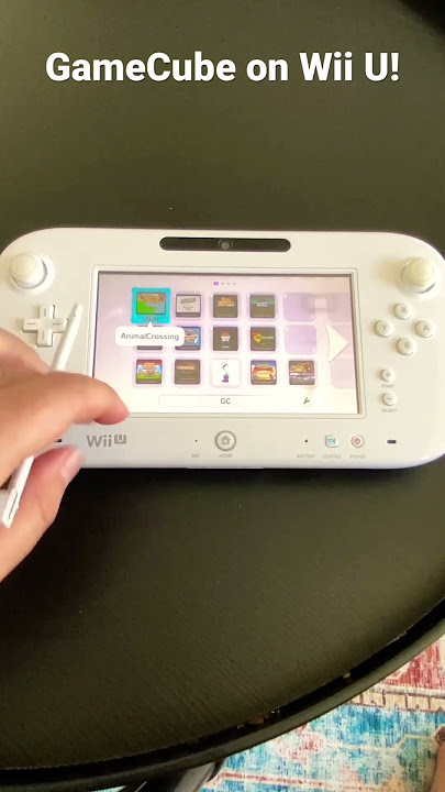 Wii U GameCube on game pad Nintendont 