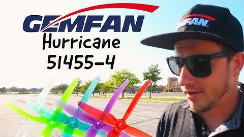 Gemfan Hurricane X 51455 Durable Quad-Blade 5"