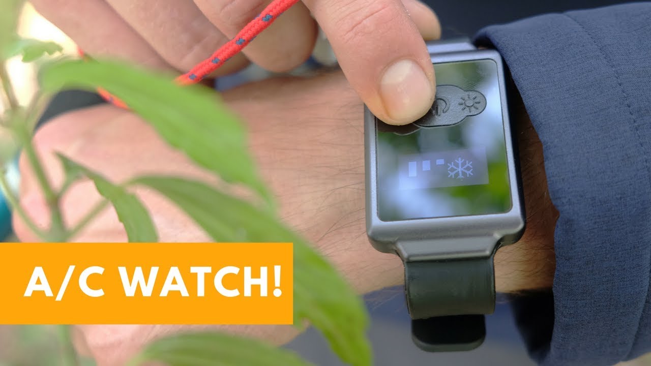 Personal Air Conditioner Wearable Smartwatch (Aircon Watch) YouTube