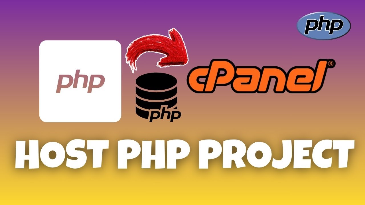 How to host PHP Project on cPanel - YouTube