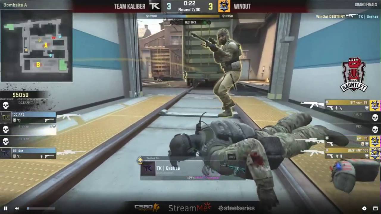 WinOut vs. Kaliber | Streamme Gauntlet | BO3 | Train