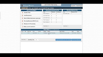 Dashboard - E-File Magic