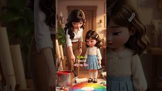 Bài Học128 Làm quen các từ tiếng Anh Still life-Artist-Poster-Print-Roller-Color-wheel  #hoctienganh