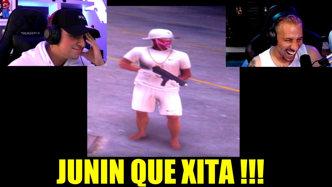 PIUZINHO E CORINGA REAGINDO AO JUNIN QUE XITA