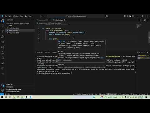 Instagram Login Automation using Python and Playwright | Step-by-Step Bot Tutorial