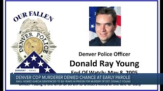 Denver cop murderer denied chance at early parole