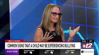 Dr. Fox-Levine joins CBS 12 News live to discuss bullying and kids
