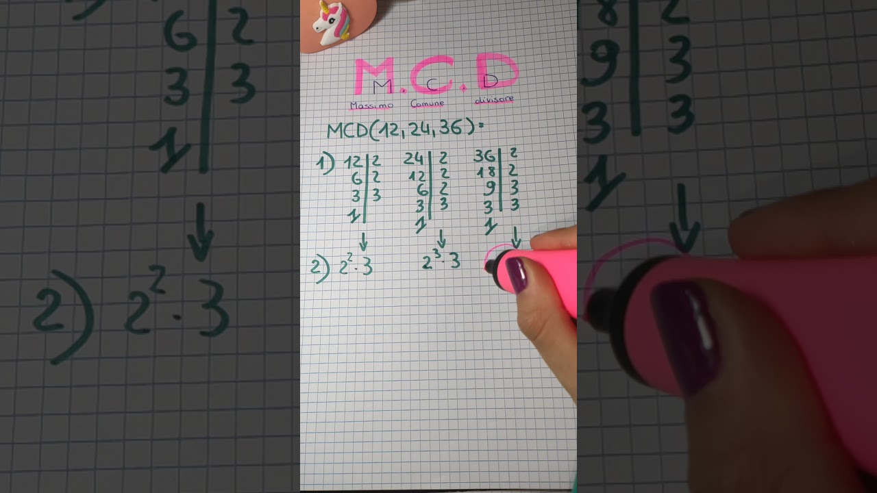 Come calcolare il Massimo Comune Divisore 