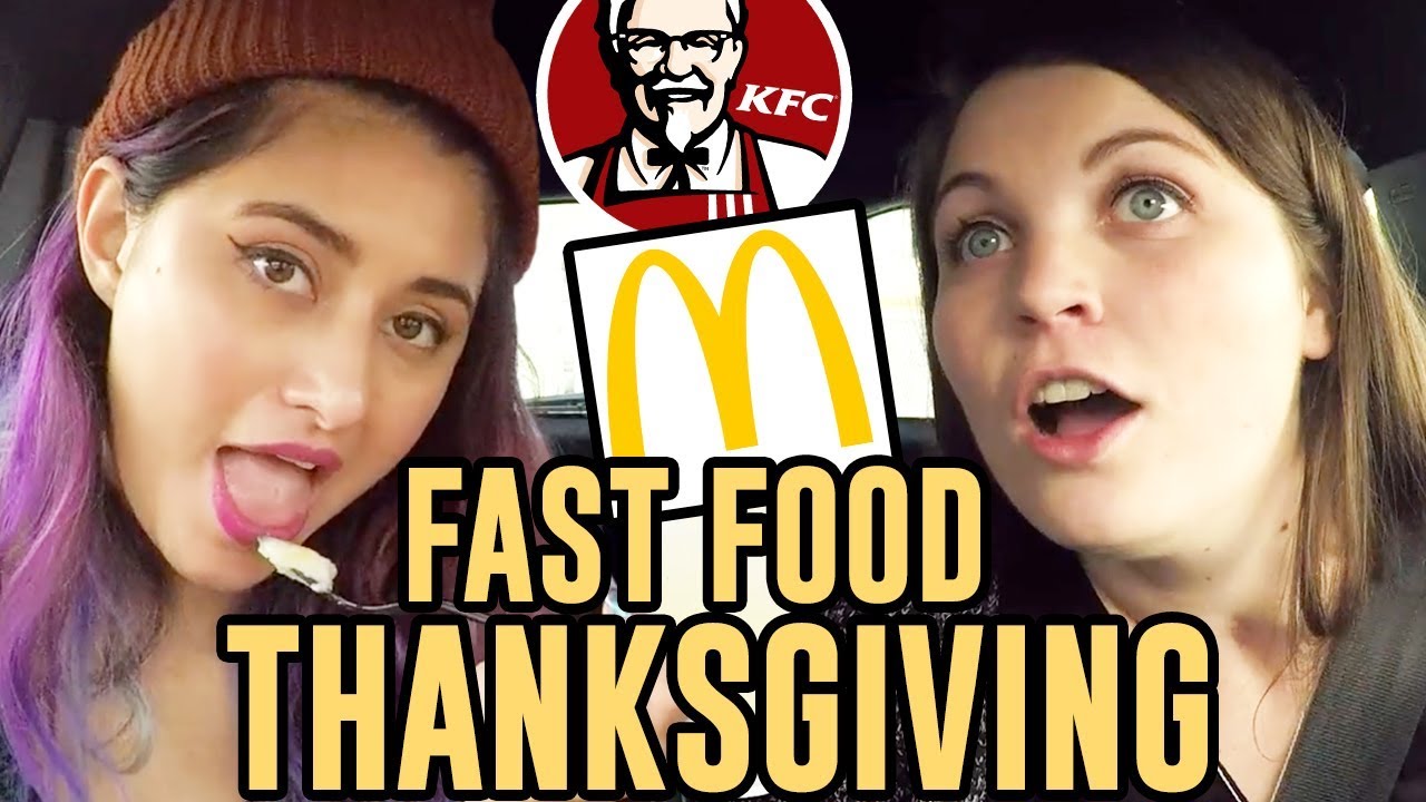 FAST FOOD THANKSGIVING CHALLENGE?!