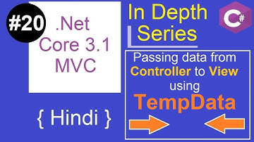 20. Temp Data | Difference between ViewBag ViewData and TempData |.NET Core 3.1 MVC Tutorial | Hindi