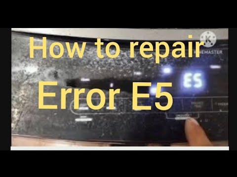 How to repair Error  E5 sharp washing machine 12kg  #videoviral  #repairing #sharp