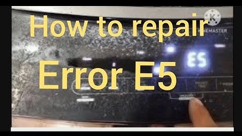 How to repair Error  E5 sharp washing machine 12kg  #videoviral  #repairing #sharp