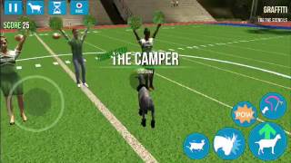 Cheerleader goat on goat simulator
