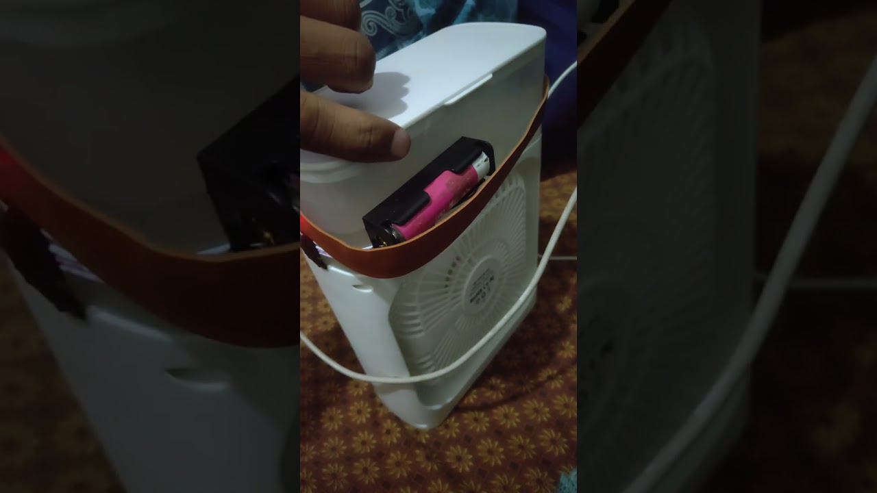 Portable 3 in 1 Fan Air Condition charging circuit setup