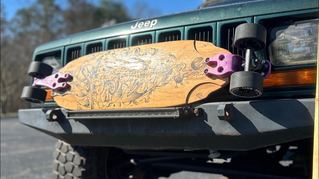 Testing Out My New Land Paddle Race Board