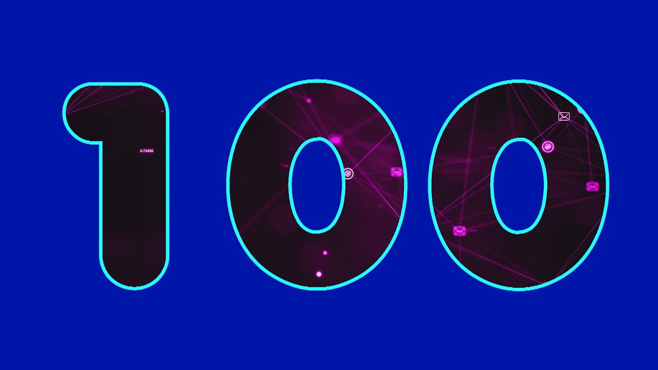 Numbers 1 To 100 100 Seconds Numeros De 1 A 100 Em 100 Segundos 1から 100までの数字 10 09 21 Youtube