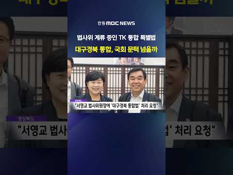 경북도, ‘대구경북 행정통합 특별법’ 가을 정기국회 <strong>처리</strong> 요청