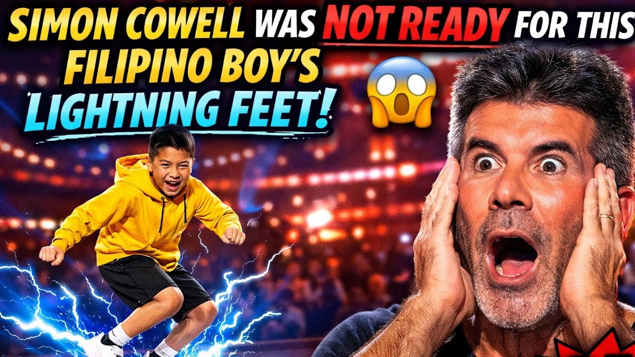 UNBELIEVABLE! Filipino Boy Moves So Fast Simon Cowell Couldn’t Blink 😱 | AGT