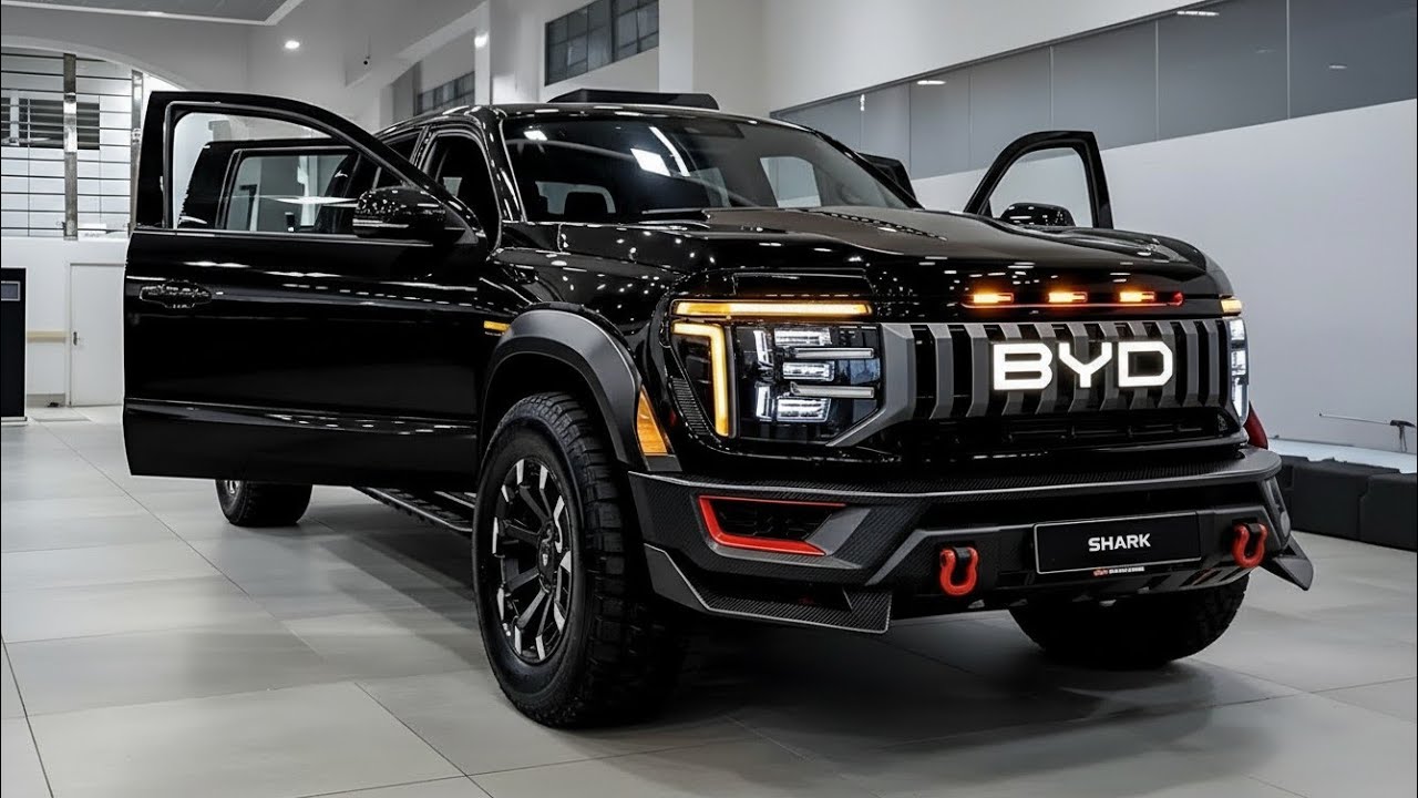 Пикап BYD Shark 2026 года 😱 Этот китайский грузовик просто невероятен!