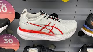 Asics Gel-Nimbus 25 “Anniversary” (White/Classic Red  display picture 1