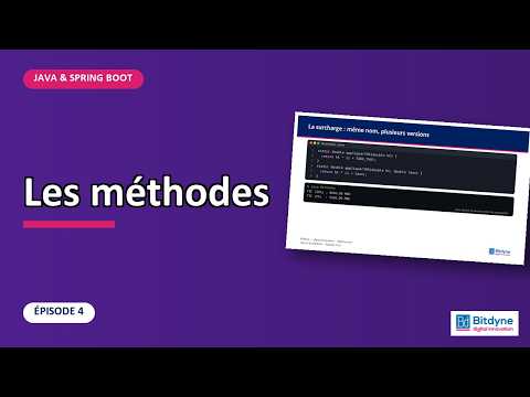 Java (4/12) — Les méthodes