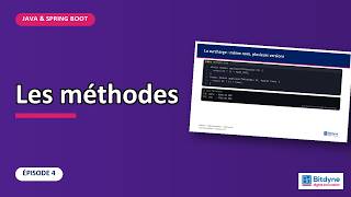 Java (4/12) — Les méthodes