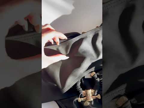 Жіночий роздільний купальник бандо з металевим декором COLA чорний, видео 2