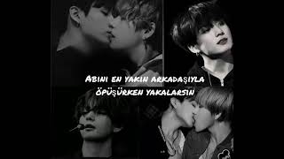 Taekook Ile Hayal Et Abini En Yakın Arkadaşıyla Öpüşürken Yakalarsın