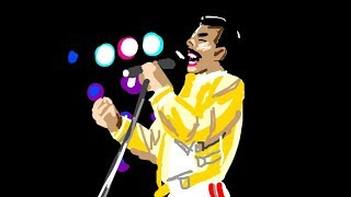 Drawception Panel - Freddie Mercury